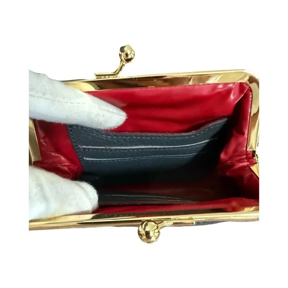 Authentic Dooney & Bourke Leather Lock Hobo Bag with Matching Coin Purse! - Picture 13 of 15